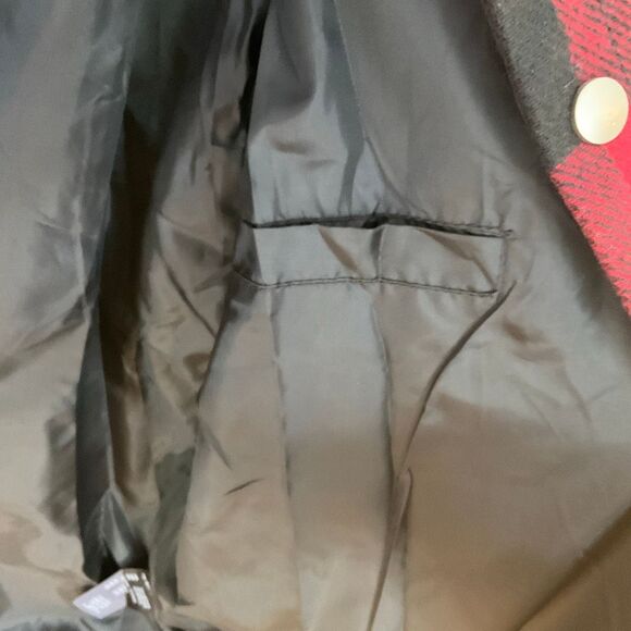 Slate & Stone Buffalo Plaid Wool and Pleather Bomber Jacket, XL  Heritage - Picture 15 of 16